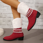 Warm Plush Snow Boots