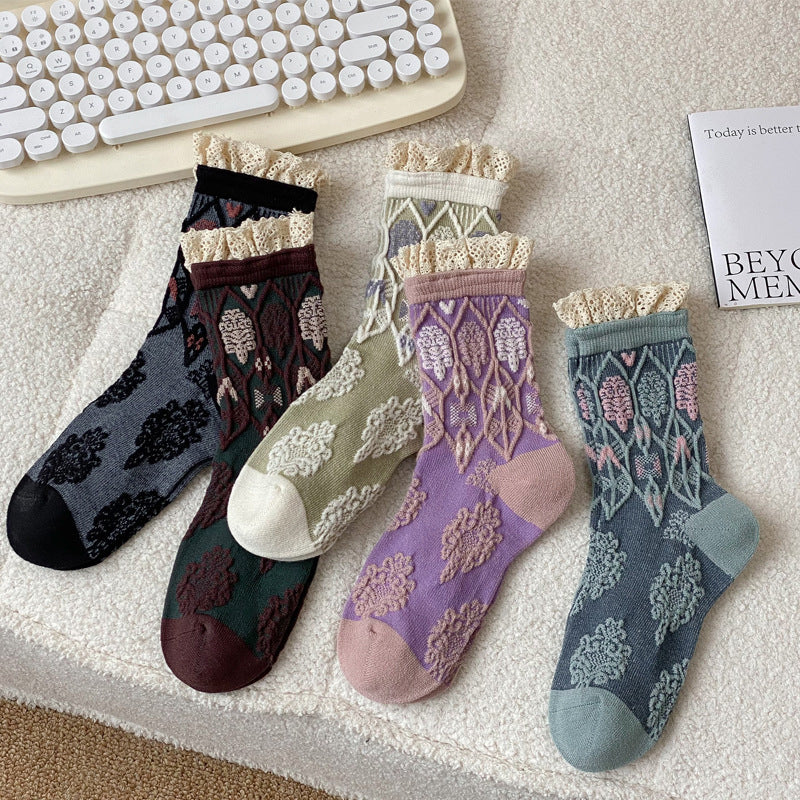 Vintage Casual Socks