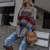 Vintage Geometric Knit Sweater