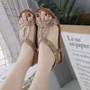 Rhinestone Wedge Sandals