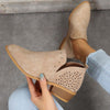 Retro Hollow Ankle Boots