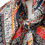 Vintage Ethnic Print Scarf