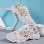 Floral Print Casual Sneakers