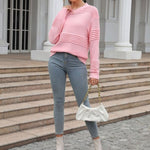 Casual Hollow Knit Sweater