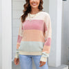 Colour Block Knit Sweater