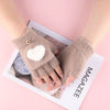 Heart Pattern Warm Gloves