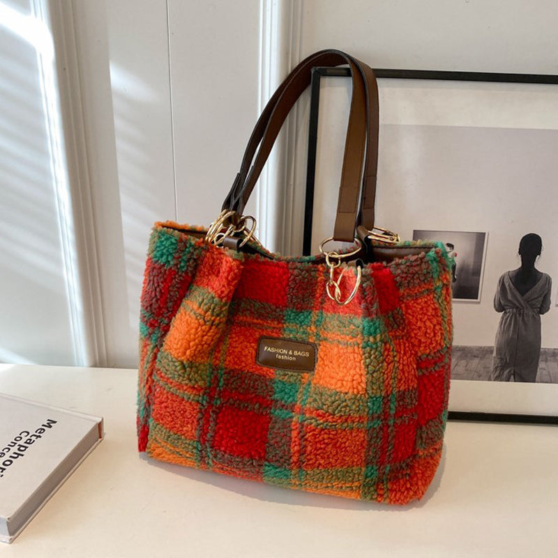 Vintage Plaid Bag