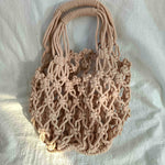 Casual Solid Colour Woven Bag