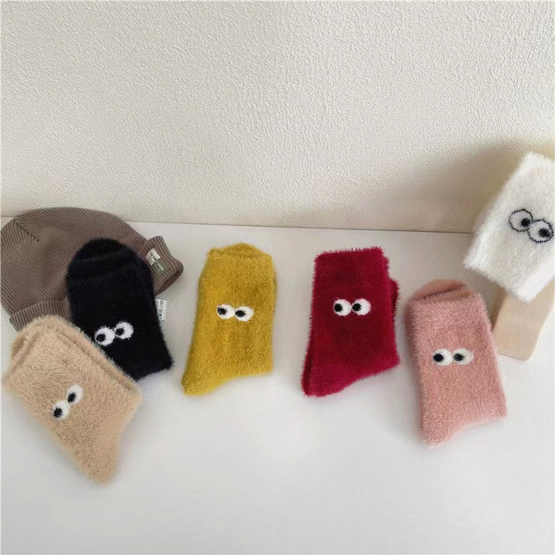 Cartoon Plush Socks