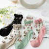 Breathable Floral Socks