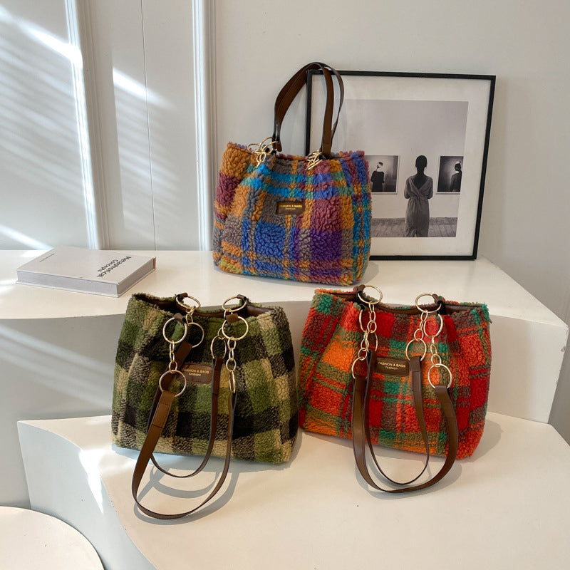 Vintage Plaid Bag