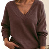 Casual Solid Colour Knit Sweater