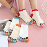 Cartoon 5 Finger Socks