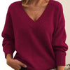 Casual Solid Colour Knit Sweater