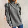 Casual Solid Colour Knit Sweater