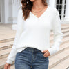 Casual Solid Colour Knit Sweater