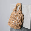 Casual Solid Colour Woven Bag