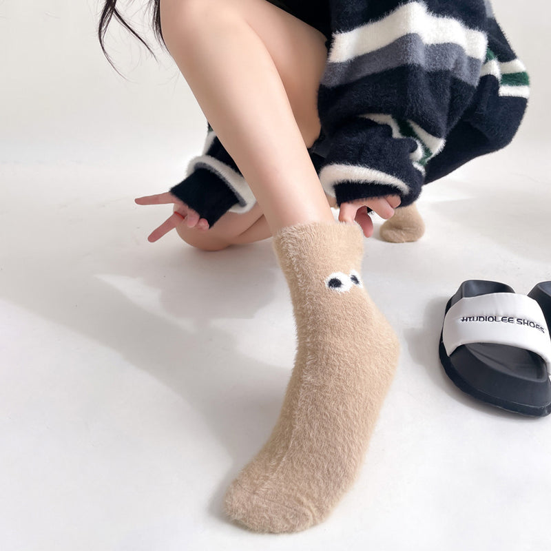 Cartoon Plush Socks