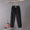 【Cotton And Linen】Solid Colour Casual Trousers