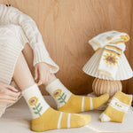 Warm Floral Socks