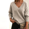 Casual Solid Colour Knit Sweater