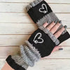 Warm Heart Pattern Gloves