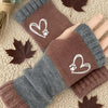 Warm Heart Pattern Gloves