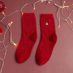 Warm Plush Christmas Socks