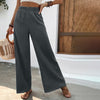 Casual Wide Leg Trousers