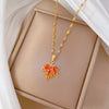 Maple Leaf Pendant Necklace