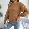 Casual Solid Colour Knit Sweater