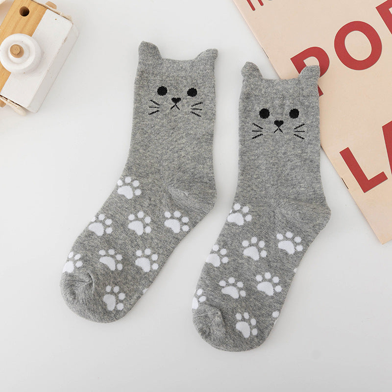 Cat Paw Print Socks