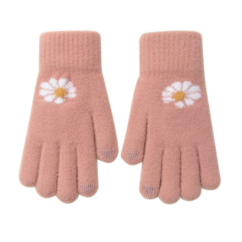 Warm Floral Gloves