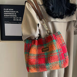 Vintage Plaid Bag