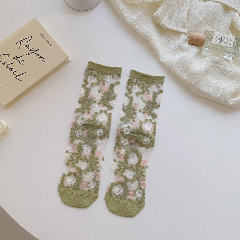 Breathable Jacquard Socks