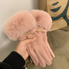 Solid Colour Warm Gloves