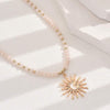 Bohemian Sun Pendant Necklace