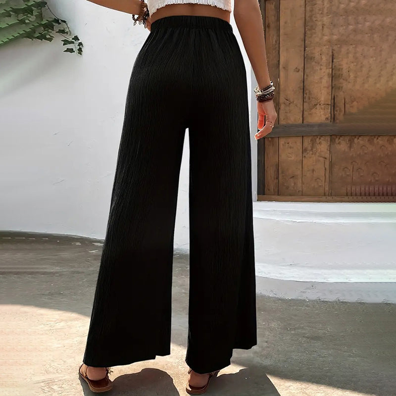 Casual Wide Leg Trousers