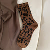 Vintage Leopard Print Socks