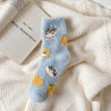 Cartoon Cat Plush Socks