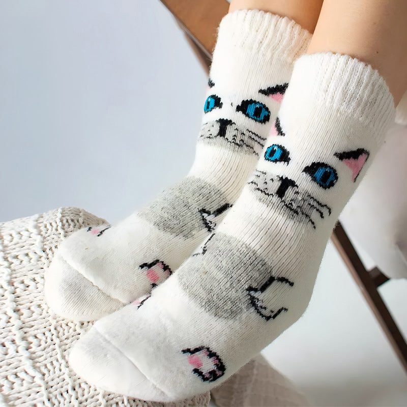 Cartoon Warm Socks