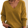 Casual Solid Colour Knit Sweater