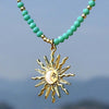 Bohemian Sun Pendant Necklace