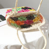Hollow Out Flower Straw Bag