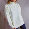 Casual Solid Colour Knit Sweater