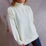 Casual Solid Colour Knit Sweater