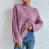 Casual Solid Colour Knit Sweater