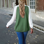 Casual Contrast Colour Sweater