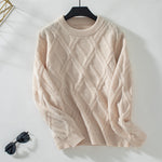 Solid Colour Casual Sweater