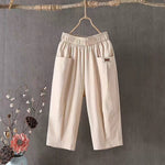 【Cotton and Linen】Comfortable Casual Trousers